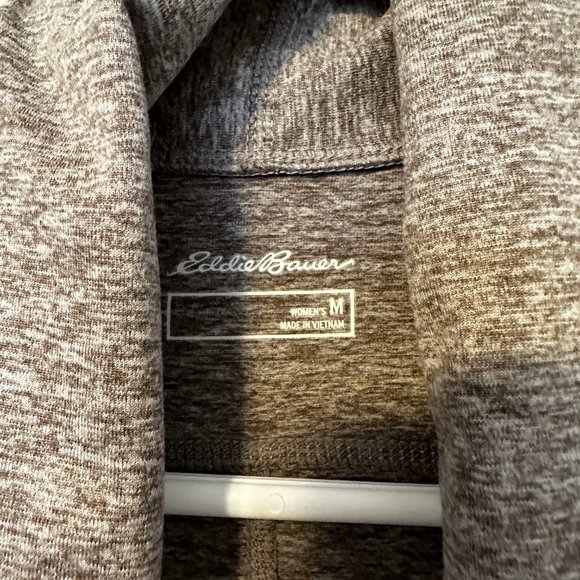 Eddie Bauer Lounge Wear Jacket Brown - Picture 2 of 5